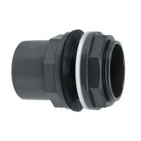 Tankdoorvoerkoppeling PVC. 