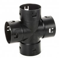 PP drainage kruisstuk 90° 4 x klik